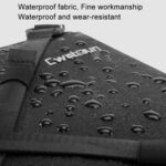 Cwatcun D113 bolso de hombro para cámara de ocio impermeable de alta capacidad bolsa de fotografía de viaje al aire libre, Large Black - Imagen 10