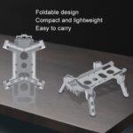 Para DJI Air 3 tren de aterrizaje elevado protección del cuerpo soporte de extensión plegable a prueba de caídas y choques, For DJI Air 3 - Imagen 4