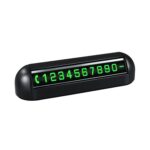 Tarjetas de número de teléfono para movimiento de matrícula de estacionamiento temporal de automóvil