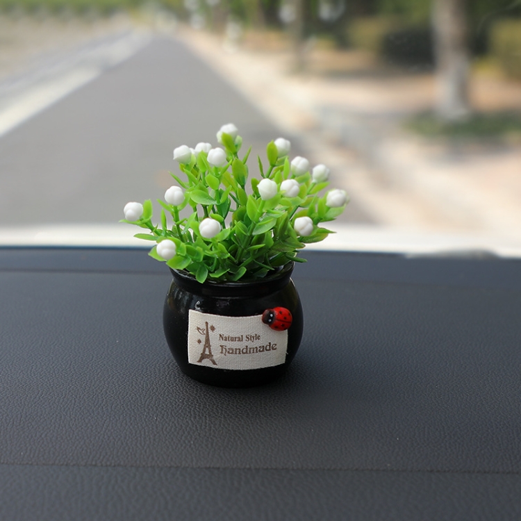 TBD0604504902.jpg Mini Coche Adornos En Maceta Decoración Macetas De Flores Simuladas, Lucky Fruit Black Bottle - Imagen 1