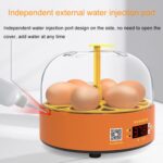 Incubadoras de pollos inteligentes para niños, experimentos domésticos pequeños, 6 huevos, Automatic AU Plug - Imagen 4