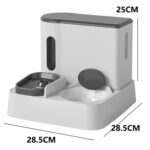 Tazón de comida para mascotas, bebedero para perros, dispensador de agua móvil para gatos, alimentador de agua de alimentación automática, Basic Green - Imagen 12