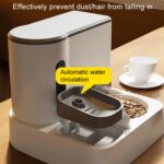 Tazón de comida para mascotas, bebedero para perros, dispensador de agua móvil para gatos, alimentador de agua de alimentación automática, Basic Green - Imagen 6