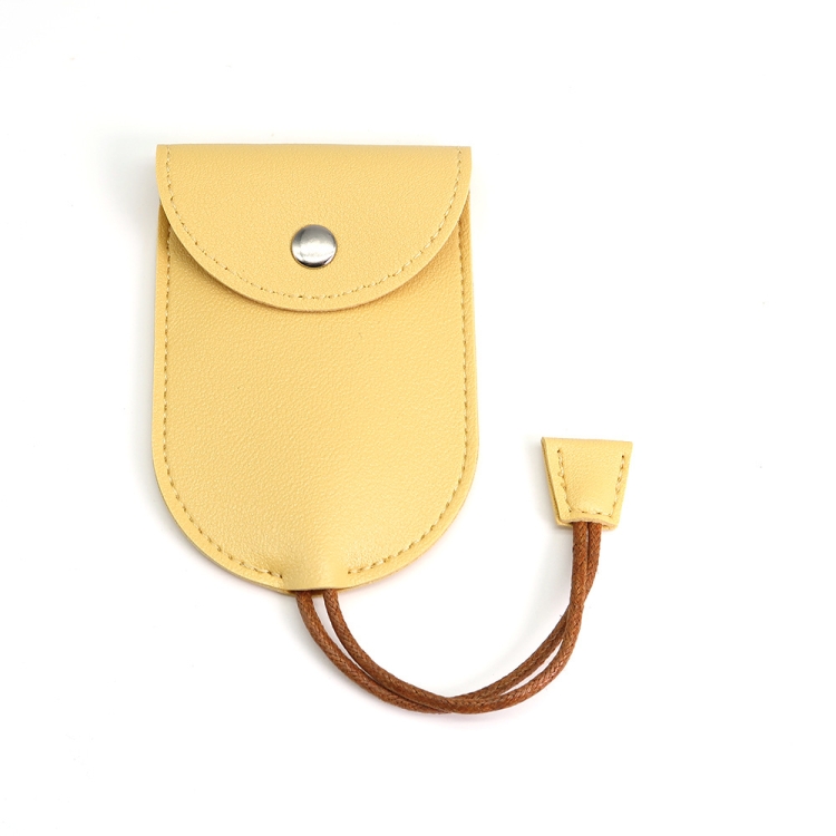TBD0604528805.jpg Bolsa para llaves de coche personalizada extraíble para mujer, funda para llaves de almacenamiento portátil de gran capacidad, Yellow With Seal - Imagen 1