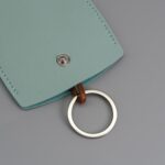 Bolsa para llaves de coche personalizada extraíble para mujer, funda para llaves de almacenamiento portátil de gran capacidad, Red With Seal - Imagen 3