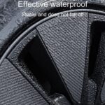 28 unids/set para Tesla Model 3, pegatina de neumático, película protectora de modificación, Bright Black - Imagen 4