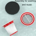 Aspirador doméstico de mano, Extractor de polvo potente pequeño para coche, Wireless Standard - Imagen 14