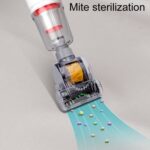 Aspirador doméstico de mano, Extractor de polvo potente pequeño para coche, Wireless Standard - Imagen 8