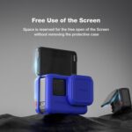aMagisn Funda protectora de silicona Accesorios de protección para cámaras deportivas, For Insta360 Ace (Black) - Imagen 11