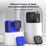 aMagisn Funda protectora de silicona Accesorios de protección para cámaras deportivas, For Insta360 Ace (Black) - Imagen 3