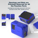 aMagisn Funda protectora de silicona Accesorios de protección para cámaras deportivas, For Insta360 Ace (Blue) - Imagen 8