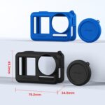 Para DJI Osmo Action 4 / 3 aMagisn Funda protectora de silicona Accesorios de protección de cámara - Imagen 4