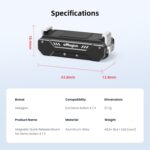 Accesorios para cámara de movimiento de desmontaje rápido magnético aMagisn para DJI Osmo 360 / Action 5 Pro / Action 4 / Action 3 - Imagen 4