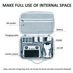 Para DJI Mini 4 Pro / Mini 3 Pro LKTOP Estuche de transporte Bolso de hombro impermeable, PU - Imagen 5