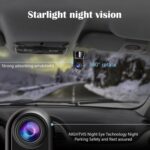 Grabador de coche con navegación Android de alta definición 1080P, conexión USB, sistema de alerta de conducción ADAS, registrador, 16G - Imagen 11