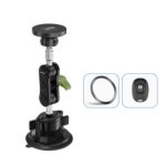 Lanparte Soporte magnético para teléfono de coche Soporte de navegación con ventosa ajustable, RBA-M01NB
