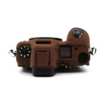 Funda protectora de silicona para cámara Nikon Z6III, Coffee - Imagen 3