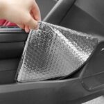 Parasol aislante de papel de aluminio para refrigeración del volante del coche, 40cm - Imagen 3