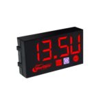 Voltímetro de tiempo con pantalla digital LED compacto, 3 in 1 Red