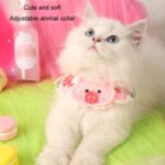 Bufanda hecha a mano con cuello de lana para decoración de fotos, Collar de punto bonito para perros y gatos, Romantic Princess - Imagen 6