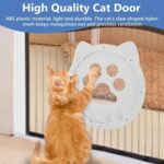 Puerta mosquitera para mascotas, acceso bidireccional, cierre magnético, puerta para gatos, productos para mascotas - Imagen 2