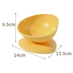 Tazón inclinado para comida de mascotas, taza de té, tazón alto inclinado para proteger el cuello uterino de gatos y cachorros de uso General - Imagen 3