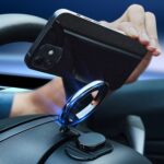 Soporte magnético plegable para teléfono de coche, volante giratorio, soporte de navegación adhesivo, D21 - Imagen 2