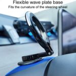 Soporte magnético plegable para teléfono de coche, volante giratorio, soporte de navegación adhesivo, D21 - Imagen 3