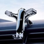 BUDK Triángulo Sensor de Gravedad Soporte para Teléfono de Coche Soporte de Navegación para Salida de Aire de Coche, Adhesive Model