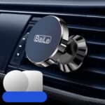 BaiLe Soporte magnético para teléfono de coche Soporte de navegación fijo universal para salpicadero de coche, Buckle Black