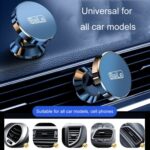 BaiLe Soporte magnético para teléfono de coche Soporte de navegación fijo universal para salpicadero de coche, Buckle Black - Imagen 7