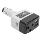 Adaptador convertidor de corriente para coche, 12V/24V a 220V, con puerto de carga USB