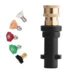 Adaptador de lanza de espuma para lavadora de alta presión serie Karcher K2-K7, 1/4 Female Connector + 5 Nozzle