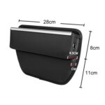 Bolsa de almacenamiento de decoración de coche, organizador de costura de abrazadera de asiento automotriz - Imagen 3