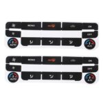 2 uds para Ford s-max/MONDEO pegatina de reparación de botón de aire acondicionado de coche