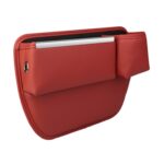 Organizador de costura de abrazadera de asiento automotriz, bolsa de almacenamiento para decoración de coche, modelo de taza de agua, Passenger Red