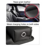Organizador de costura de abrazadera de asiento automotriz, bolsa de almacenamiento para decoración de coche, modelo de taza de agua, Passenger Red - Imagen 5