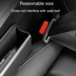 Organizador de costura de abrazadera de asiento automotriz, bolsa de almacenamiento para decoración de coche, modelo de taza de agua, Passenger Red - Imagen 6