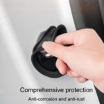 Para Tesla Model 3/Y cubierta de pestillo de puerta Clip de bloqueo de absorción de impacto silencioso - Imagen 4