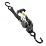 Correas de fijación de carga para automóviles y motocicletas con tensor de retracción automática, 330cm White