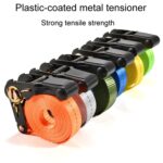 Tensor de trinquete para motocicleta, agrupación de carga y correas de fijación de equipaje, Orange 2m - Imagen 4
