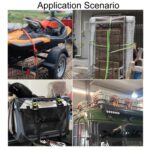Tensor de trinquete para motocicleta, agrupación de carga y correas de fijación de equipaje, Orange 2m - Imagen 9