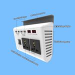Inversor de coche de 12V CC a 220V CA, enchufe doble 4USB - Imagen 4