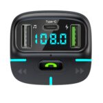 Cargador de luz ambiental para reproductor MP3 Bluetooth para coche, GZ03 - Imagen 2