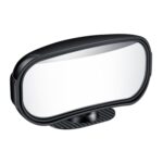Espejo retrovisor para coche espejo gran angular de punto ciego de marcha atrás asistido, Black