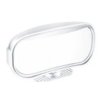 Espejo retrovisor para coche espejo gran angular de punto ciego de marcha atrás asistido, White