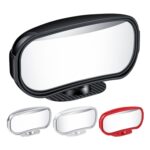 Espejo retrovisor para coche espejo gran angular de punto ciego de marcha atrás asistido, Black - Imagen 2