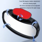 Espejo retrovisor para coche espejo gran angular de punto ciego de marcha atrás asistido, Red - Imagen 6