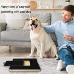 Tablero para rascar para perros, papel de lija de madera, molinillos de uñas para perros con cajón para golosinas - Imagen 2