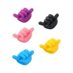 Organización del escritorio con gancho de almacenamiento frontal del automóvil, 5pcs Large